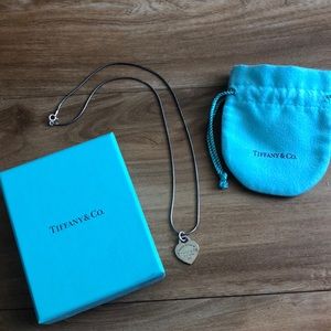 Tiffany and Co. Heart Charm Necklace